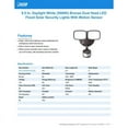 thumbnail image 4 of Feit Electric 3010344 Motion-Sensing Solar Powered LED Security Floodlight - Bronze, 4 of 4