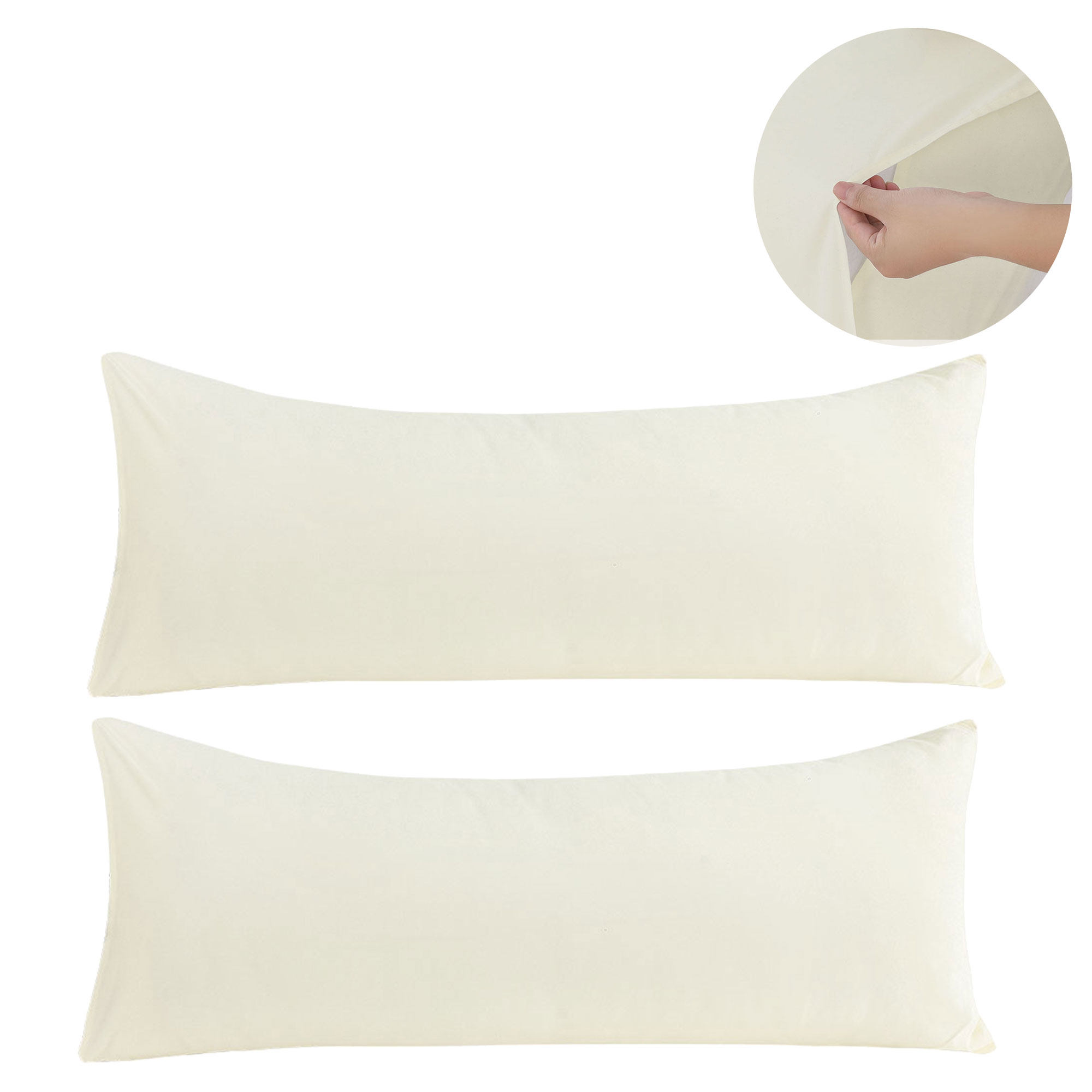 PiccoCasa Plain European Modern Machine Washable Handmade 600 Thread