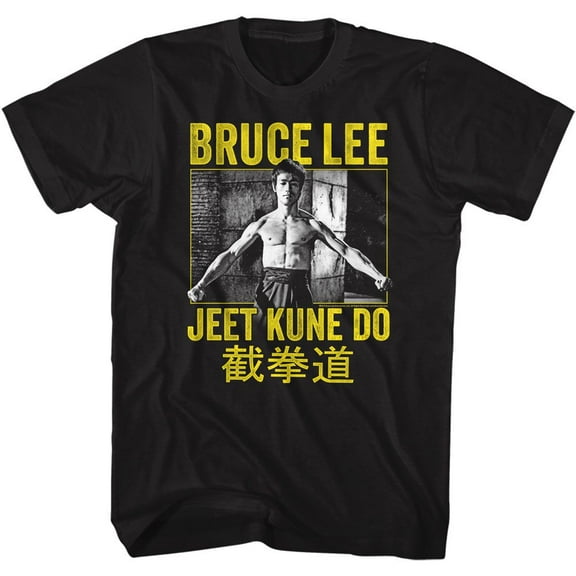 Bruce Lee Jkd No Way As Way Black Adult T-Shirt 2Xlt