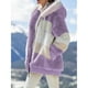 thumbnail image 4 of 2022 Chamarra Con Capucha De Las Mujeres Otoño Invierno Multicolor Costura Corta Suelta Felpa Sudadera De Lanapangjing, 4 of 4