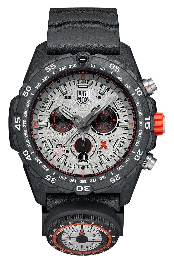 Luminox Sea ANU 45mm Steel Black Dial Mens Quartz Watch XS.4241.NV