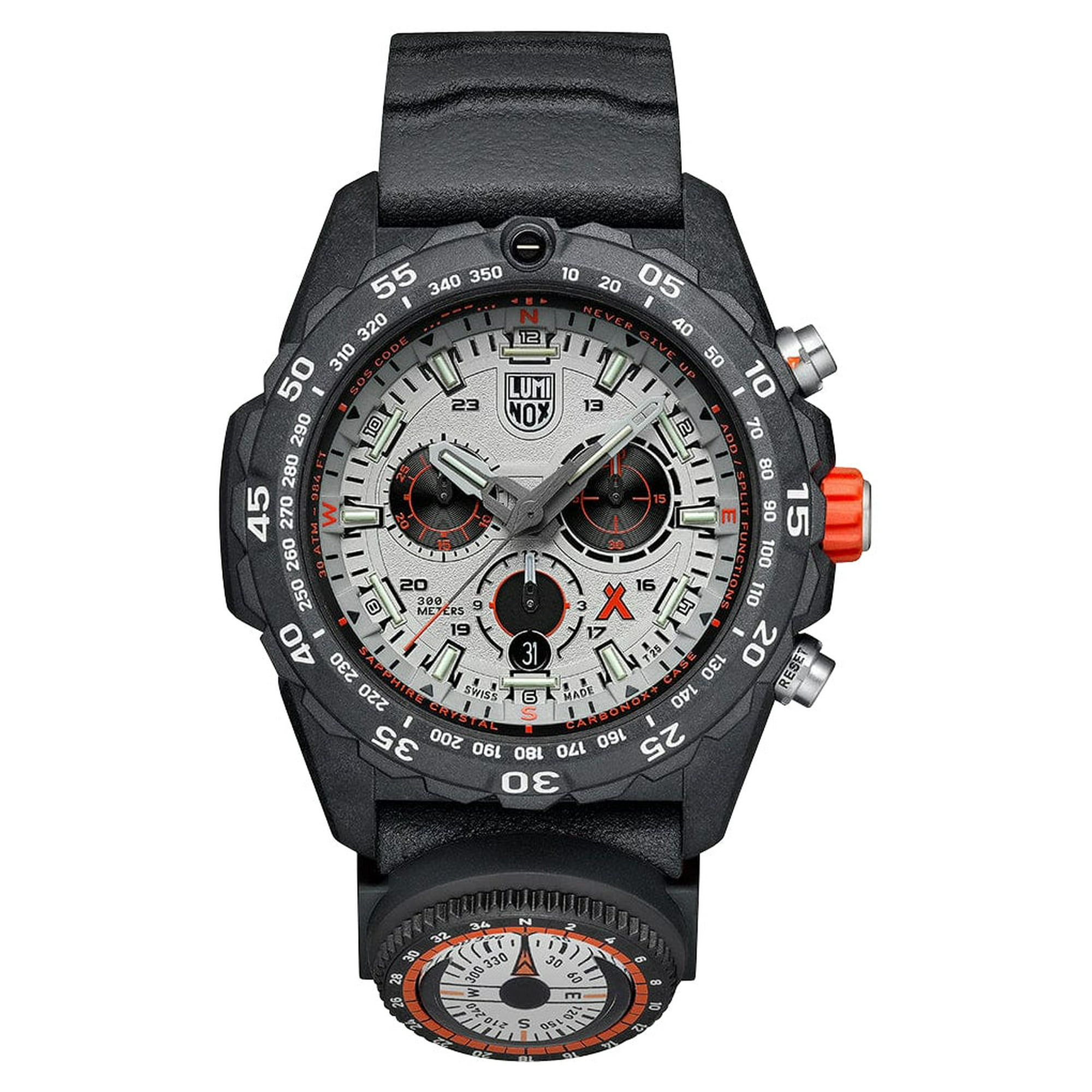 Men's Luminox Bear Grylls Survival Military Style Chronograph Watch XB.3748