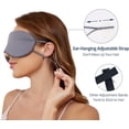 thumbnail image 6 of Visland Sleep Mask for Women/Men, [Double Sided Cool & Warm] Overnight Sleep Mask with Adjustable Ear Strap, Soft Eye Shade Cover for Travel, Sleep, Shift Work, 6 of 8