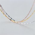 thumbnail image 2 of Cadena De Oro [En Stock] Collar De Plata Esterlina 925 De Longitud Diferente Melón Rosa De 18 Quilates Chapado Joyería Femenina, 2 of 4