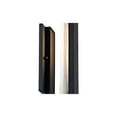 thumbnail image 4 of Possini Euro Design Cascadia Modern Wall Light Sconces Set of 2 Black Metal Hardwire 6" Fixture LED Piastra Art Glass for Bedroom Bathroom Vanity Home, 4 of 9