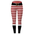thumbnail image 4 of Christmas Leggings for Women High Waisted Santa Claus Print Ankle Length Seasonal Printed Leggings Soft Brushed Pants, 4 of 4