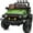 Army Green, variant on Outfunny 24V Kids Ride on Toy, Ride on Truck Electric Car for Kids with Remote Control, Bluetooth, Hot Pink
