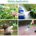 thumbnail image 5 of (150 Pieds Bleu) Tuyau d'Arrosage Extensible : Fonction Tuyau d'Eau 25 Pieds Buse de Pulvérisation Réglable, Tuyau Magique Flexible pour Jardinage Extérieur, Vert, 5 of 5