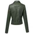 thumbnail image 2 of FashionOutfit Women's Classic Belted Biker Jacket, 2 of 4