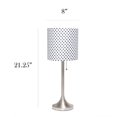 thumbnail image 4 of Lampe de table conique Simple Designs avec abat-jour en tissu, 4 of 9