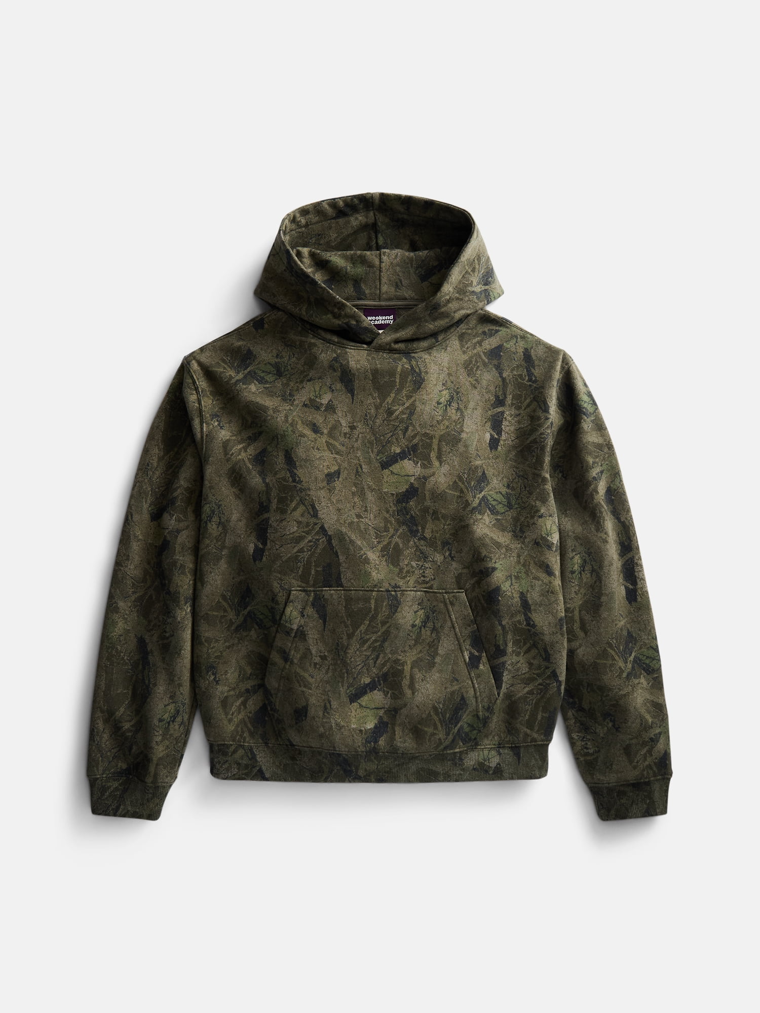 Weekend Academy Boys Garment Washed Fleece Hoodie, Sizes 4-18