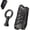 Black, variant on Key Fob Cover Compatible with Volkswagen Golf MK8 GTI ID.4 ID.3 GTX ID.5 Seat Leon Seat Ateca Skoda Octavia 2020-2024 4 Button Keychain Case Holder Protector,Black