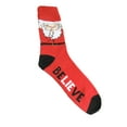 thumbnail image 2 of Mens Christmas Holiday Santa Crew Socks, 2 of 2