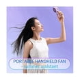 thumbnail image 3 of Portable Handheld Mini Fans, Usb Rechargeable Personal Fan For Travel/camping/outdoor/home/office 2, 3 of 5