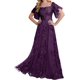 thumbnail image 3 of Encaje Vestidos De Madrina Mangas Largas - Vestidos De Noche Formales Boda, 3 of 5