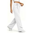 thumbnail image 4 of Posijego Women's Jogger Pants High Waisted Straight Leg Lightweight Solid Color Workout Pants Running Pants with Pockets, 4 of 7