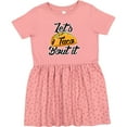 thumbnail image 3 of Inktastic Lets Taco Bout It Girls Toddler Dress, 3 of 5