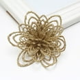 thumbnail image 5 of Guirnalda de Flores Navideñas con Polvos Dorados onlyliua, 5 of 5