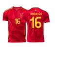 thumbnail image 1 of Maillot de Football Domicile LAMINE YAMAL 19# RODRIGO 16# GAVI 9# MORATA 7# PEDRI 26# Manches Courtes, 1 of 2