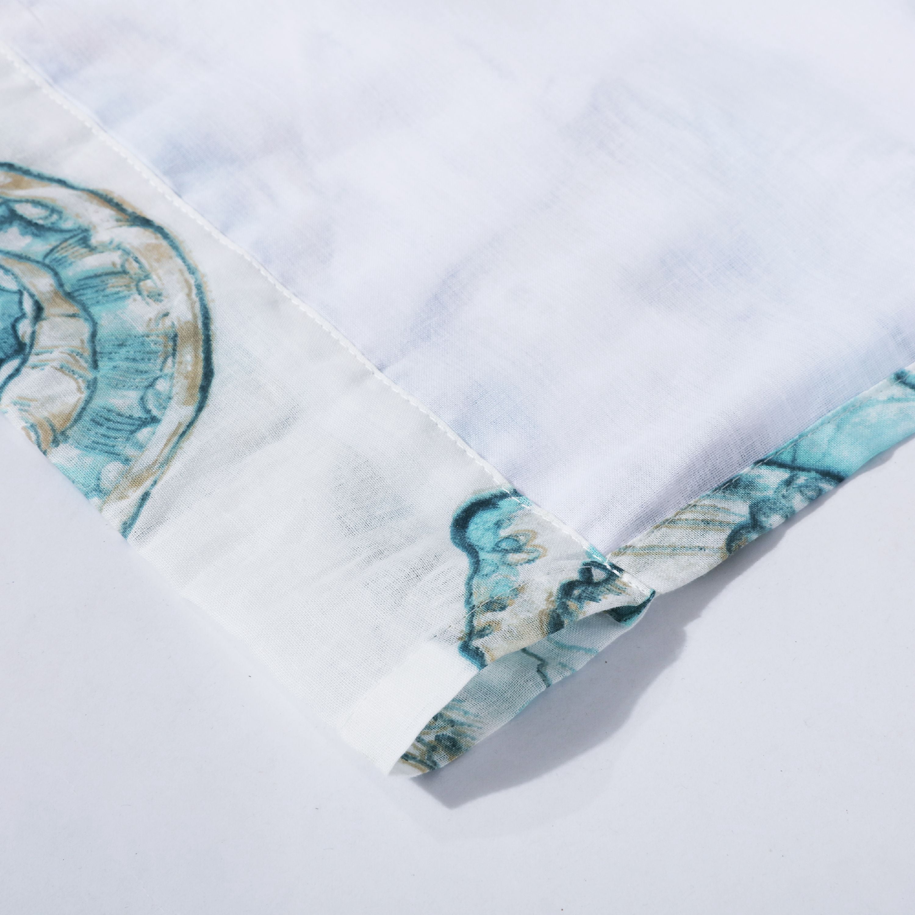 Global Trends Coastal Seashell Curtain Panels, 84” x 42” (2 Panels)