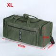 thumbnail image 1 of Bolsa de viaje de lona de gran capacidad para hombre, bolsa de almacenamiento de equipaje de hombro impermeable para entrenamiento al aire libre, bolso deportivo XA927D Fivean unisex, 1 of 2