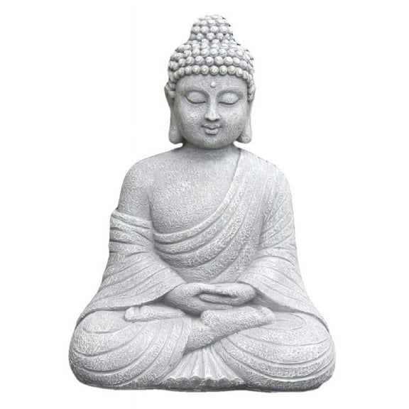 Trjgtas Vintage Garden Buddha Statue 9 inch Garden Statue