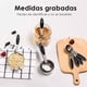 thumbnail image 4 of NegroTazas Cucharas Medidoras Acero Inoxidable 10 Piezas esquí esquí Gafas de esquí, 4 of 5