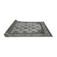 thumbnail image 2 of Ahgly Company Indoor Square Abstract Gray Modern Area Rugs, 7' Square, 2 of 4