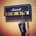 thumbnail image 4 of Marshall Wall Mounted Key Holder Jcm800 Guitar Key Holder Hook Key Holder Home Fixing With 4 Key Rings Key Holder, Black, 4 of 5