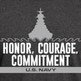 thumbnail image 3 of CafePress - Navy Honor Courage Commitment Dark T Shirt - Men's Classic Graphic Cotton T-Shirt, 3 of 4