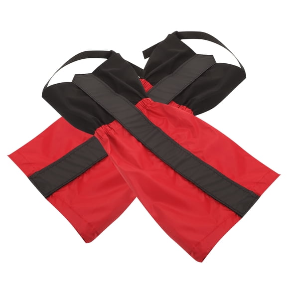 unbranded  Gaiters Hiking Waterproof for Women Ski Gloves Masks Shoe Red