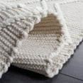 thumbnail image 5 of SAFAVIEH Kilim Meryll Diamond Polyester Runner Rug, Light Grey/Ivory, 2'3" x 9', 5 of 8