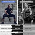 thumbnail image 4 of Portable Ropeless Battle Ropes, Adjustable Weights Cordless Battle Ropes for Home Gym with Storage Bag, Weighted Exercise Equipment for Low-Impact Workout, Strength & HIIT, for Men & Women (Black), 4 of 12