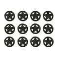 thumbnail image 1 of Set of 12 Rustic Brown Western Star Cast Iron Cabinet Knobs or Drawer Pulls - 2 Inch Diameter - Easy Install - Enhance Your Interior with Vintage Charm, 1 of 3
