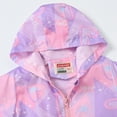 thumbnail image 4 of Hotiary Spring and Autumn Cute Pattern Casual Zip Up Coat Toddler Kids Lightweight Hooded Jacket for Girls 1-8Years, 4 of 10