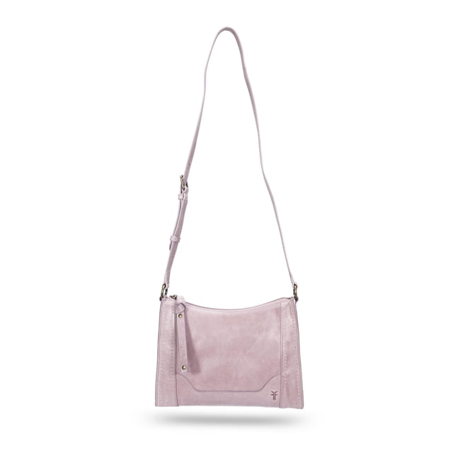 Bolso Cruzado Frye Melissa con Cierre de Cuero y Correa Ajustable