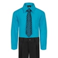 thumbnail image 4 of Chemise Habillée & Cravate pour Garçon - Turquoise, 12, 4 of 4