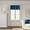 Blue, variant on Ricardo Premium Velvet Scalloped Valance