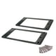 thumbnail image 5 of Juego de 2 anillos para pastilla de guitarra perfke Humbucker con tornillo de montaje Negro, 5 of 9