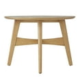 thumbnail image 5 of Weston Home Carole Modern Oval Wood Coffee Table, Natural Oak, 5 of 6