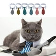 thumbnail image 5 of Pajarita para perros pequeños, corbata de cuello derecha ajustable hecha a mano para perros y gatos, 5 of 5