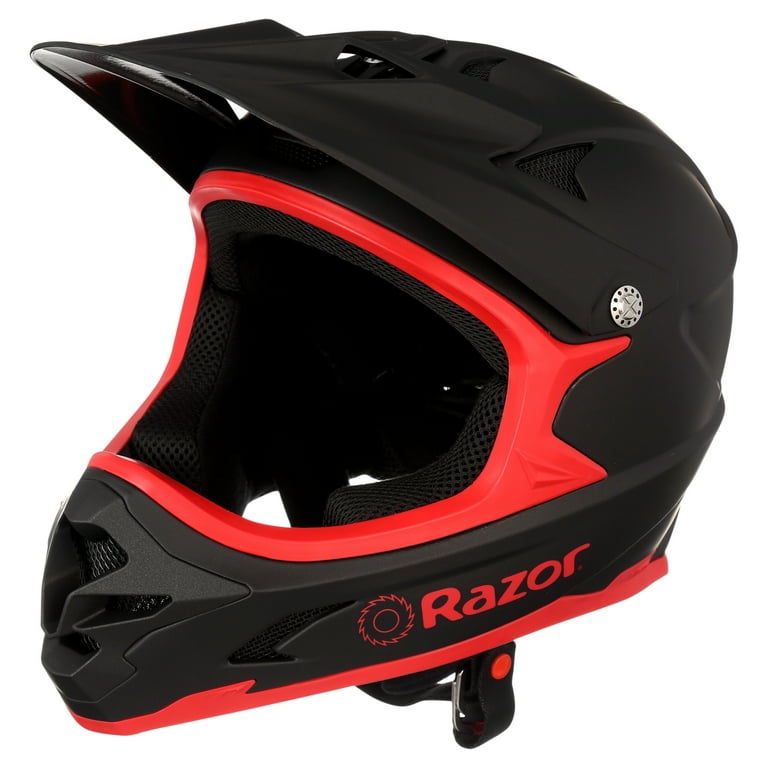 Razor Full Face Multi-Sport Helmet, Black/Red, Child