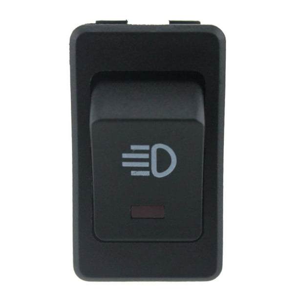 RUSR 12V 35A 4 Pin Fog Light Rocker Switch with LED for Car Truck