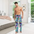 thumbnail image 7 of GZHJMY Men's Pajama Pants - Game Doodle, Loose Thin PJs Lounge Sleep Bottoms with Pockets Drawstring, Pajama Bottoms for Home and Rest, X-Large, 7 of 7