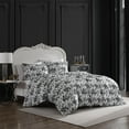 thumbnail image 2 of Betsey Johnson - King Duvet Cover, Soft Bedding Set with Matching Shams, Floral Home Decor (Betseys Toile Black, King), 2 of 7