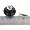 thumbnail image 1 of FOLOYORI 5Ud Pomo De Cerámica Negro Para Puertas Y Armarios Resistente Y Fácil Montaje, 1 of 4