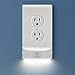 thumbnail image 3 of SnapPower 3 Pack MotionLight [for Duplex Outlets] - Motion Detecting LED Night Lights Built-in to Wall Plate - Bright/Dim/Off Options - Auto On/Off Sensor - (Duplex, White), 3 of 4