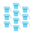 thumbnail image 4 of 10 Uds. Cajas de Regalo con gorro de graduación Cajas de dulces Cajas de embalaje de regalo Cajas de Favor de fiesta Cajas de dulces vacías para , Azul, 4 of 8