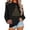 Black, variant on Maplenight Women's Christmas Sweatshirt Xmas Graphic Printed Crew Neck Pullover Sweatshirts Holiday Vacation Long Sleeve Shirts