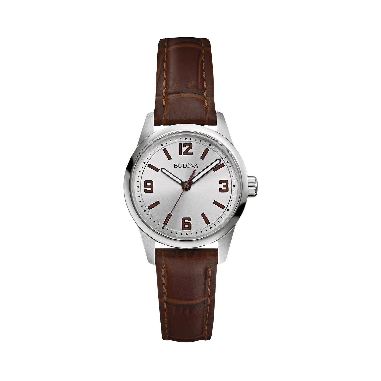Bulova Bulova Women's Brown Leather Strap Watch